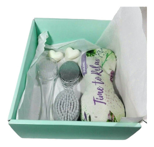 Relax and Unwind with our Aroma Rose Gift Box Spa Set N35 for a Happy Day - Aroma Caja Regalo Semilla Relax Kit Spa Set N35 Feliz Día