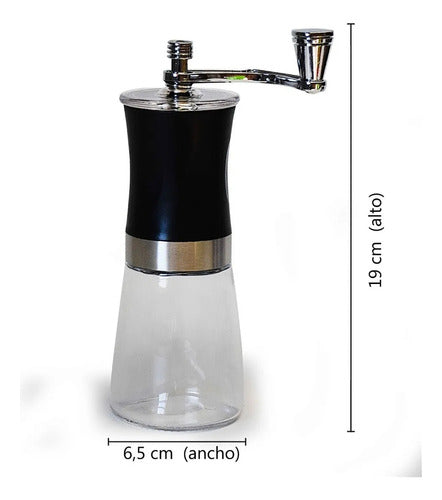 Stainless Steel Manual Coffee Grinder with Ceramic Mill 8