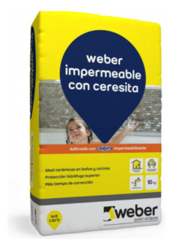 Weber Waterproof Adhesive X 5 Kg - With Ceresita 0