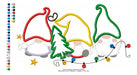 Elf Gnome Christmas Embroidery Machine Design Matrix 3216 3