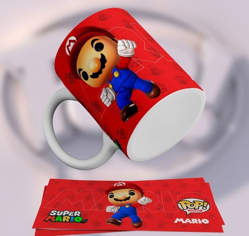 Kit Diseños 22 Plantillas Tazas Funko Variados Sublimación 4