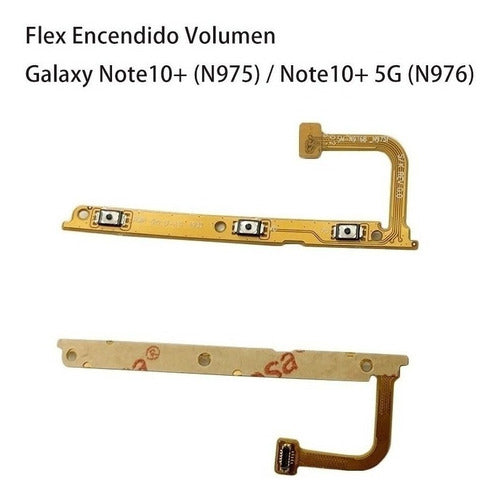 Flex Encendido Volumen Compatible Con Note 10+ N975 /5g N976 1