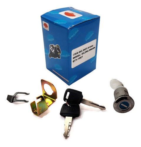 Osaka Motorcycle Seat Lock with Key for Motomel 110 Bit 0