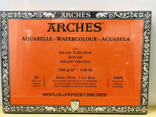 Arches Watercolor Paper Block 23x31cm 300g Rough Grain 1