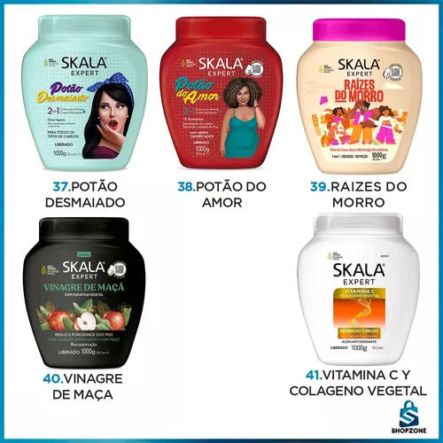 Skala Hair Treatment Creams Box of 6 Units Brazil 7