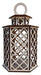 White Laminated MDF Lantern with LED Candles 1