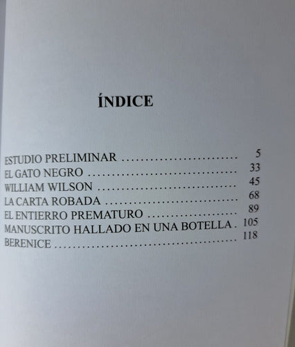 SORELLA LIBROS El Gato Negro Y Otros Relatos - Edgar Allan Poe 3