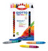 Giotto Maxi Bicolor Crayons X 12=24 Colors X 10 Boxes 0