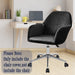 ITFRO Set of 1 Office Chair Cover in Black Velvet 1