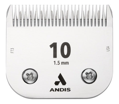 Andis Cuchilla N° 10 Cerámicedge Compatible Con Oster, Wahll 1