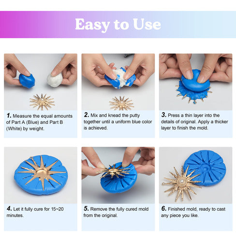 Let's Resin Silicone Putty 454g 4