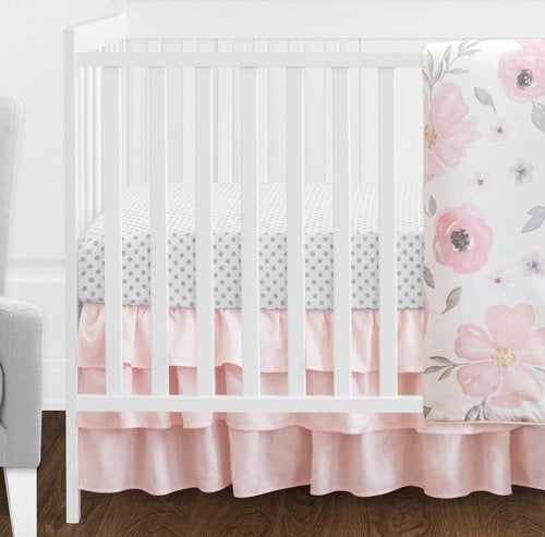 Blush Pink, Gold, Grey And White Star And Moon Baby Girl Pli 4