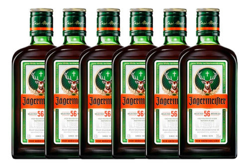 Jägermeister Licor De Hierbas Jager Original 350ml X6 Gobar 0