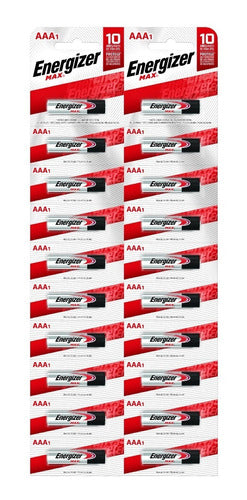 Promotional Pack of 40 AAA Energizer Batteries 0