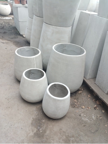 Cement Plant Pots 2