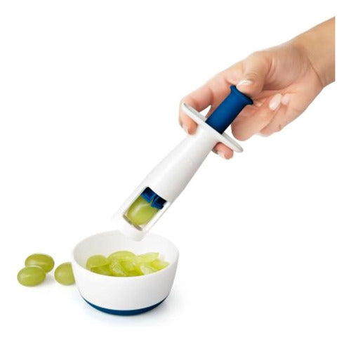 OXO Tot Grape Cutter for Kids, Navy Color 2