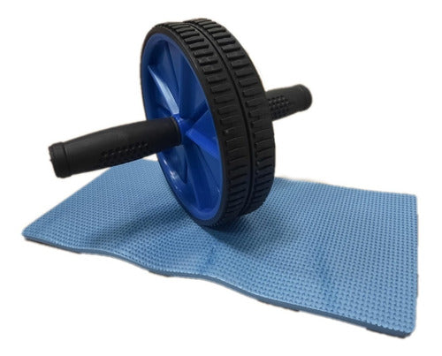 Blower Abdominal Wheel Double Gym Fitness Exercise Trainer 0