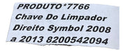 Chave Do Limpador Direito Symbol 2008 A 2013 8200542094 3