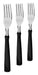 Tramontina New Kolor Plastic Handle Table Fork Set of 3 0