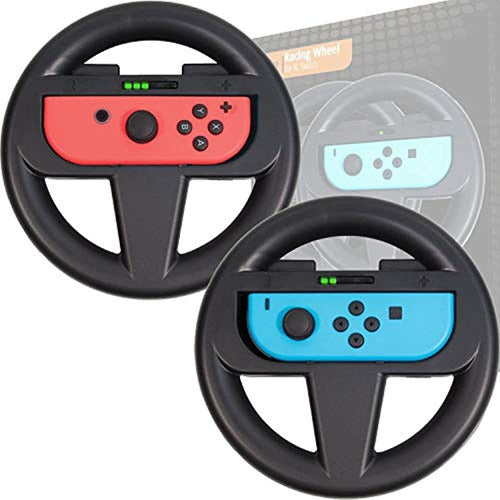 Orzly Steering Wheels Twin Pack Compatible Con Switch Joycon 0