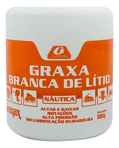 Graxa Branca Litio Pura 500 Grs 0