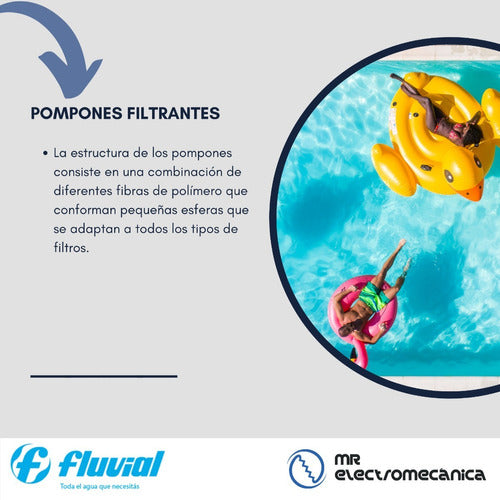 Fluvial Pool Cleaning: Filter Pompons for River Pools 1