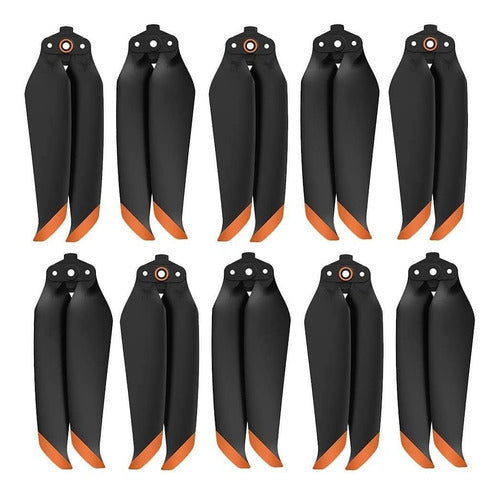 Behorse 10 Propellers for Mavic Air 2/Air 2S (Black and Orange) 0