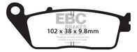 EBC Brakes FA196HH Brake Pads for Honda NV 400 Dcy/Dc1/Dc2 Shadow S 2