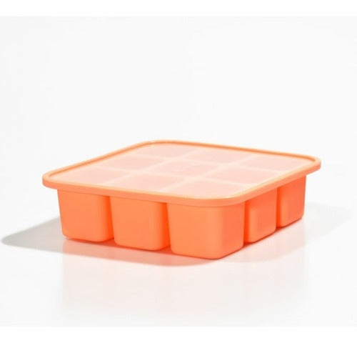 Silicosas Silicone Ice Cube Tray with Airtight Lid 3