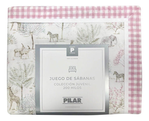 Pilar Youth Sheet Set 200 Threads Twin 100% Cotton 100x200x30 0