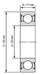 Ruleman 6305-2rs 25 Mm X 62 Mm X 17 Mm Skf Rodamientos S Kf 1