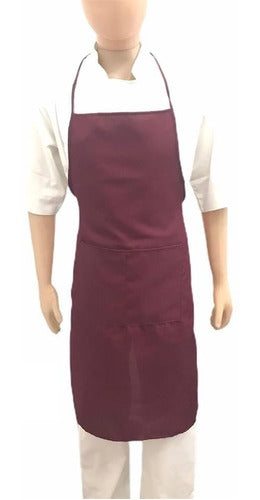 Gastronomic Kitchen Apron with Pocket, Stain-Resistant 44