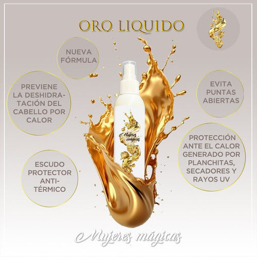 Mujeres Mágicas Combo Bionutrición + Oro Líquido + Frizz Off 1