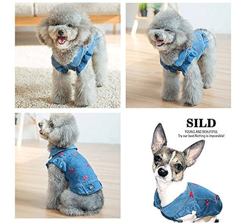 Sild Dog Clothing Denim Jacket Blue Fresh Mix 4