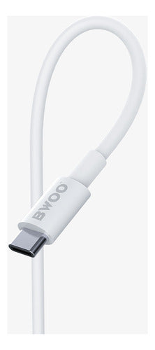 Bwoo Cable De Datos Y Carga USB-C A USB-C Macho 3AH 1MT 2