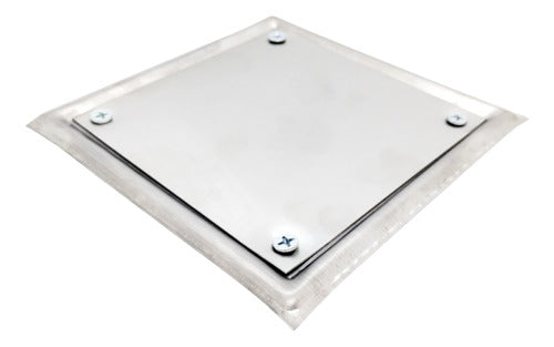 Stainless Steel Blind Drain Cover 10x10cm x 50 Units 0