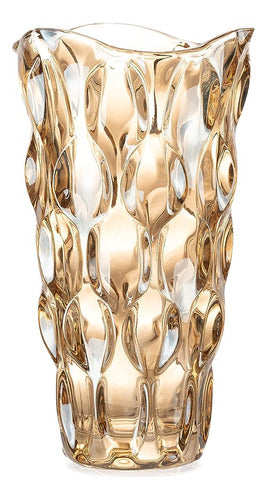 Molimao Wavy Glass Vase for Floral Centerpiece 0