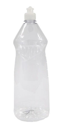 Distriplast Transparent Liquid Soap Bottle - 1250cc Soft 0