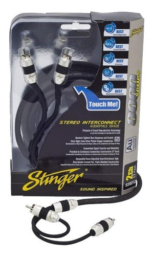 Stinger RCA Cable 2 Channels 1.80m SI826 Sonocar 1