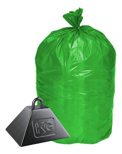 Blanca Nieves 50 Ultra Heavy Duty Green Recycling Bags 80x110 100 Mic 0