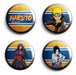 Naruto - Set of 12 55mm Pin Type Brooches N1 0