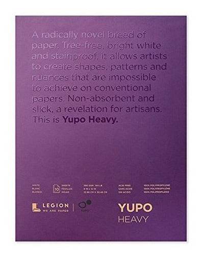 Yupo Heavyweight Pad Color Blanco 9 x 12 Inch 0