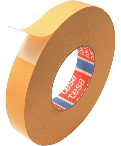 Tesa 4970 Double Sided PVC Tape White: 1 in. x 60 yd 3