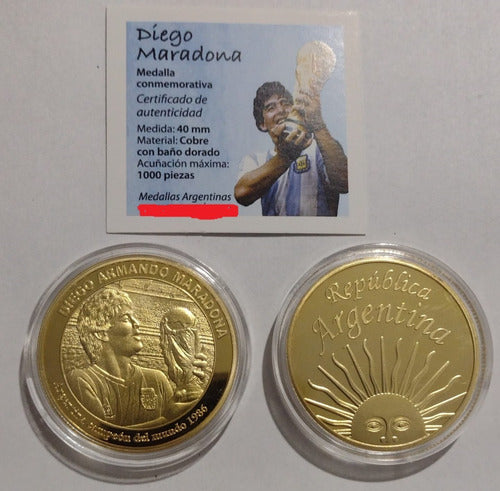 Medallas Argentinas Argentina Medalla Diego Armando Maradona - Colección 5