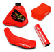 FMX COVERS TECH Combo Honda XR 400R Year 2000 Seat Cover Tank Cover Tool Pouch + Handlebar Pad 0