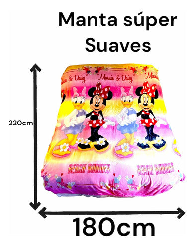 Hotel Frozen Minie Ultra Soft Polar Blanket + Insulated + Quality 5