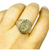 AO 083-3 Oval San Benito Ring Silver and Gold 0