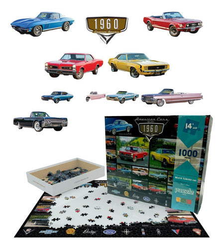 Rompecabezas Puzzle De 1000 Piezas Autos Americanos Dodge 4