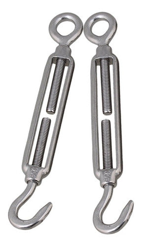 TF 10 Galvanized Tensioners M8 - 5/16'' Eye - Hook 1