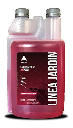 Aceite 2t Mezcla Motosierra Cortacesped Ancap Jardin 1 Lt 0